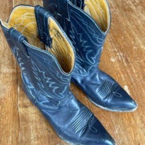 Navy Blue Cowboy Boots